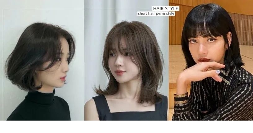 lisa也剪了!2020年韩国锁骨短发推荐,过渡期烫发发型特搜
